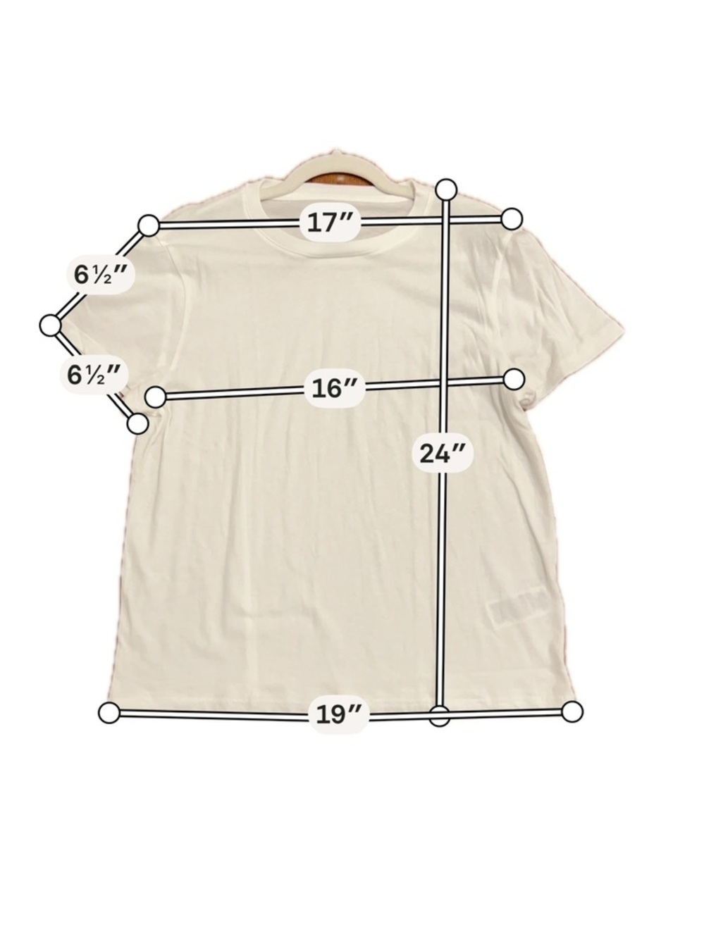 J.Crew Vintage Jersey White Classic Tee Shirt Minimalist Cotton Top L - Picture 7 of 7